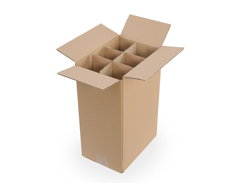 Kutije za flaše sa saćem 6/0.75 l