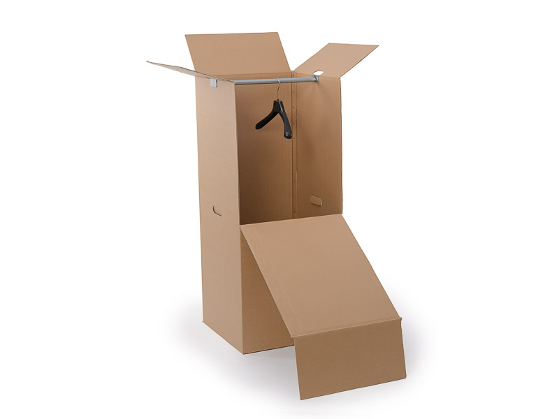 Kutije za garderobu sa šipkom 50x50x120cm