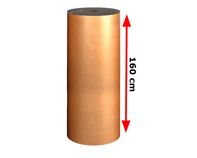 Rebrasti karton u rolni 160 cm x 50m - 80m2